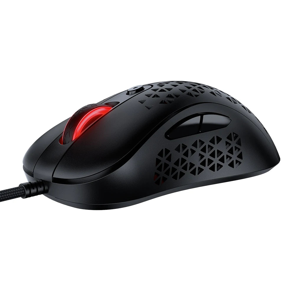 GameSir GM500 Wired Gaming Mouse Super Lightweight PC Mouse with PMW33600 optical sensor 12000 DPI