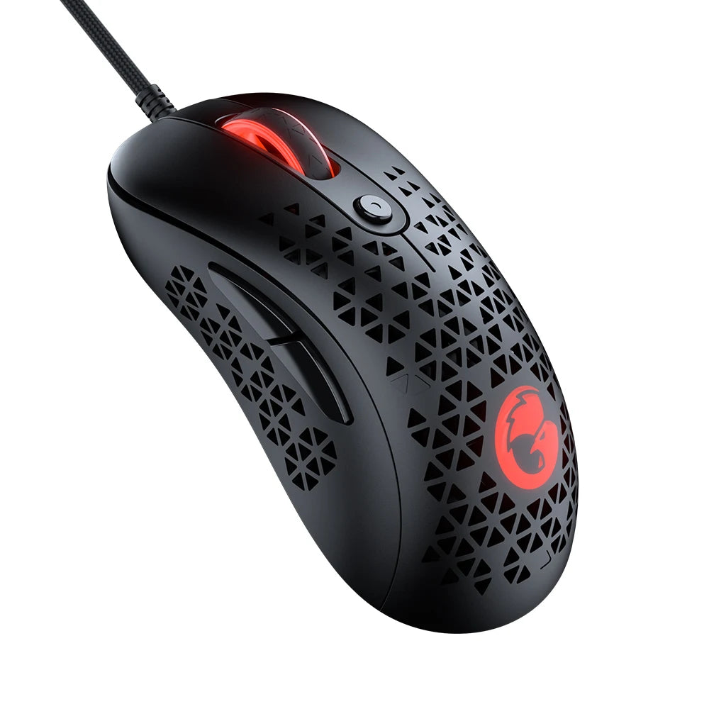 GameSir GM500 Wired Gaming Mouse Super Lightweight PC Mouse with PMW33600 optical sensor 12000 DPI