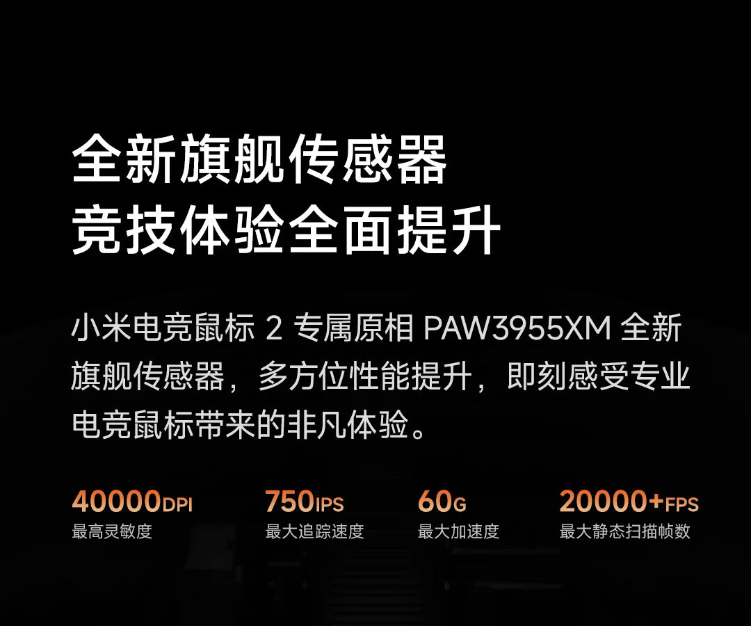 Xiaomi Gaming Mouse 2 Wireless Bluetooth 3-Mode Mouse  Major Game Mouse Laptop Notebook Office Game Portable 5-Speed Dpi Gift