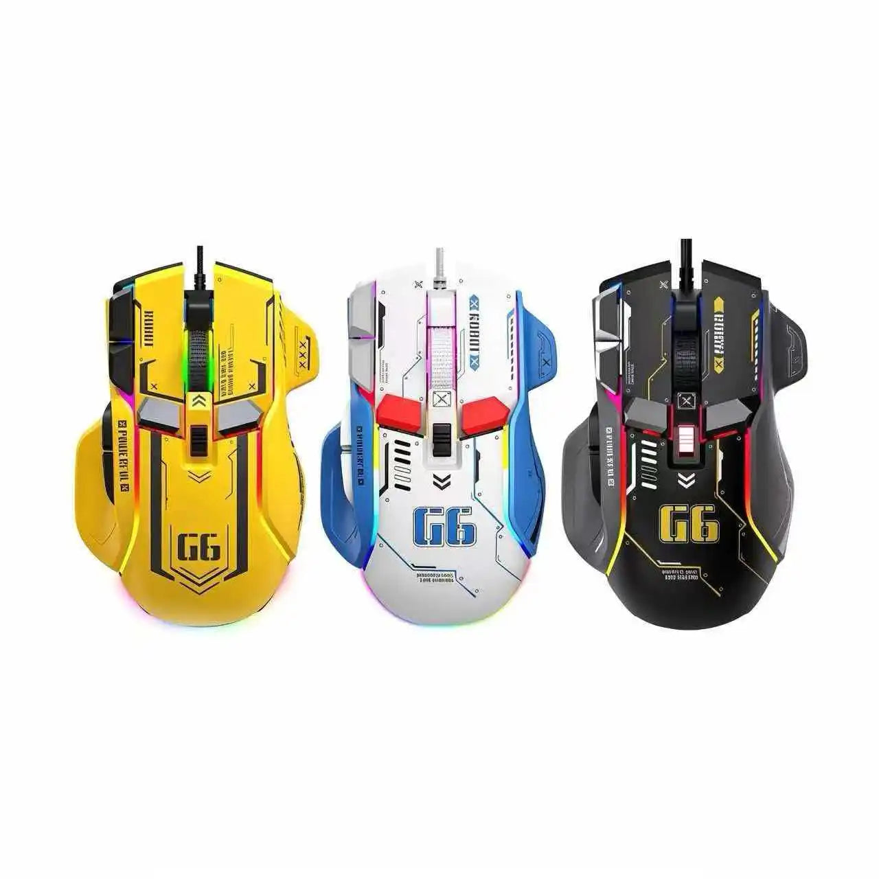 Gaming Mouse Wired RGB Macro-programmable Ergonomic design superior for Gaming and Work