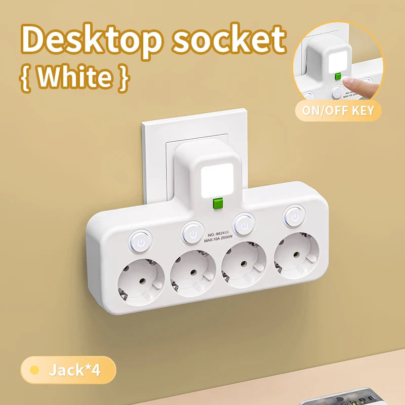 Wall charger with or without USB Type-C port, available in two specifications: EU plug and power board socket, suitable for home