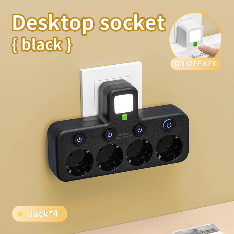 Wall charger with or without USB Type-C port, available in two specifications: EU plug and power board socket, suitable for home