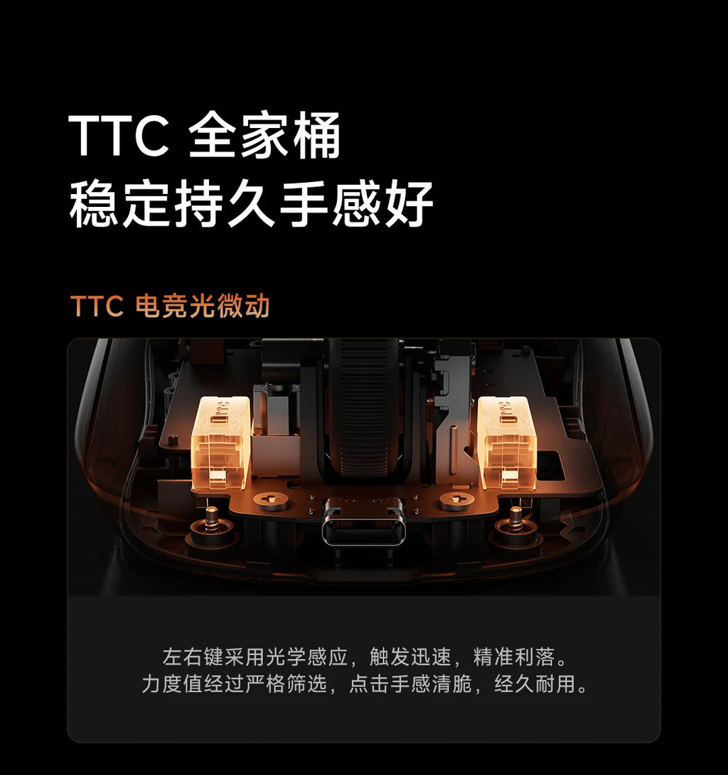 Xiaomi Gaming Mouse 2 Wireless Bluetooth 3-Mode Mouse  Major Game Mouse Laptop Notebook Office Game Portable 5-Speed Dpi Gift